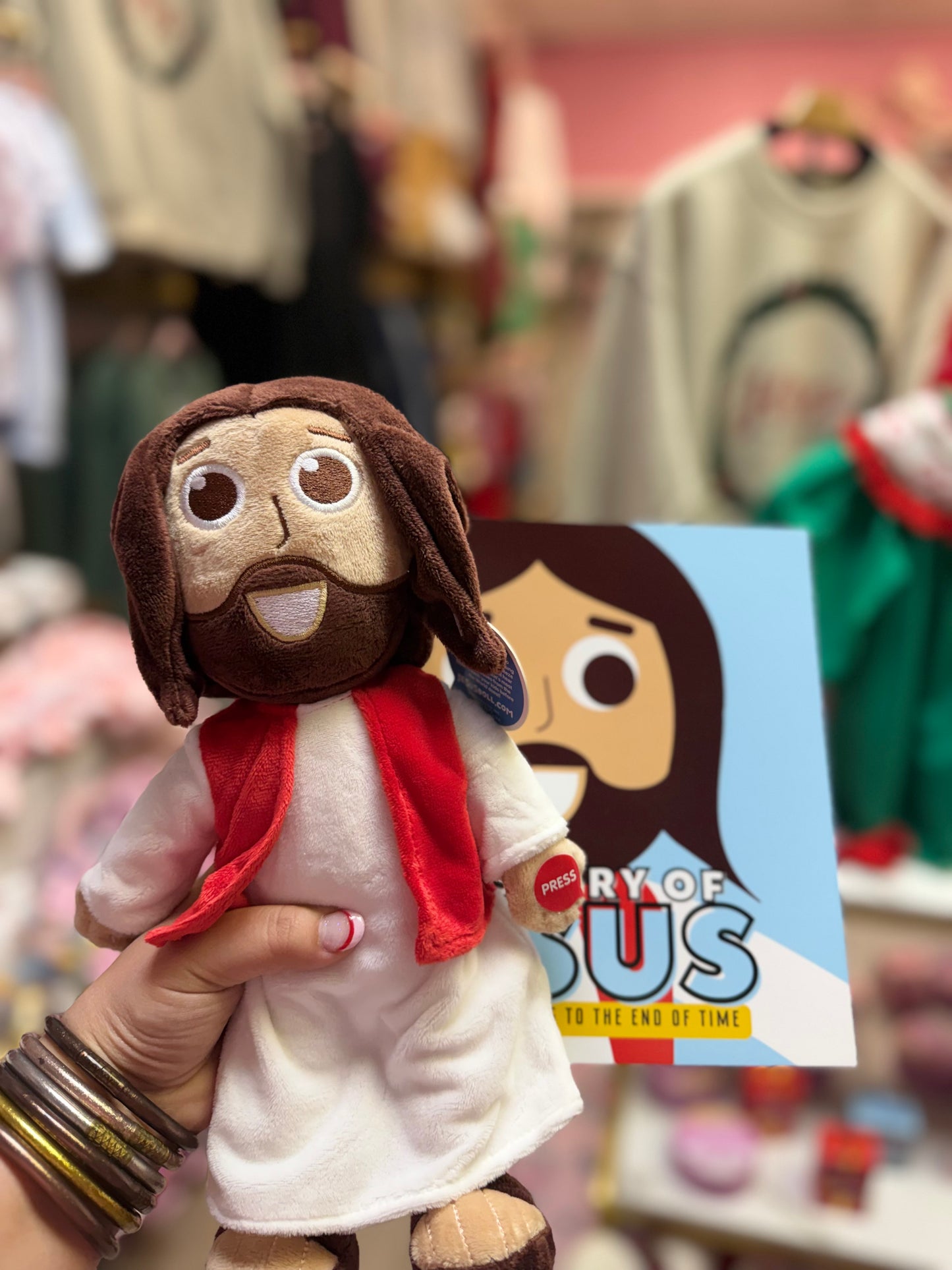 The Story of Jesus Talking Doll & Book