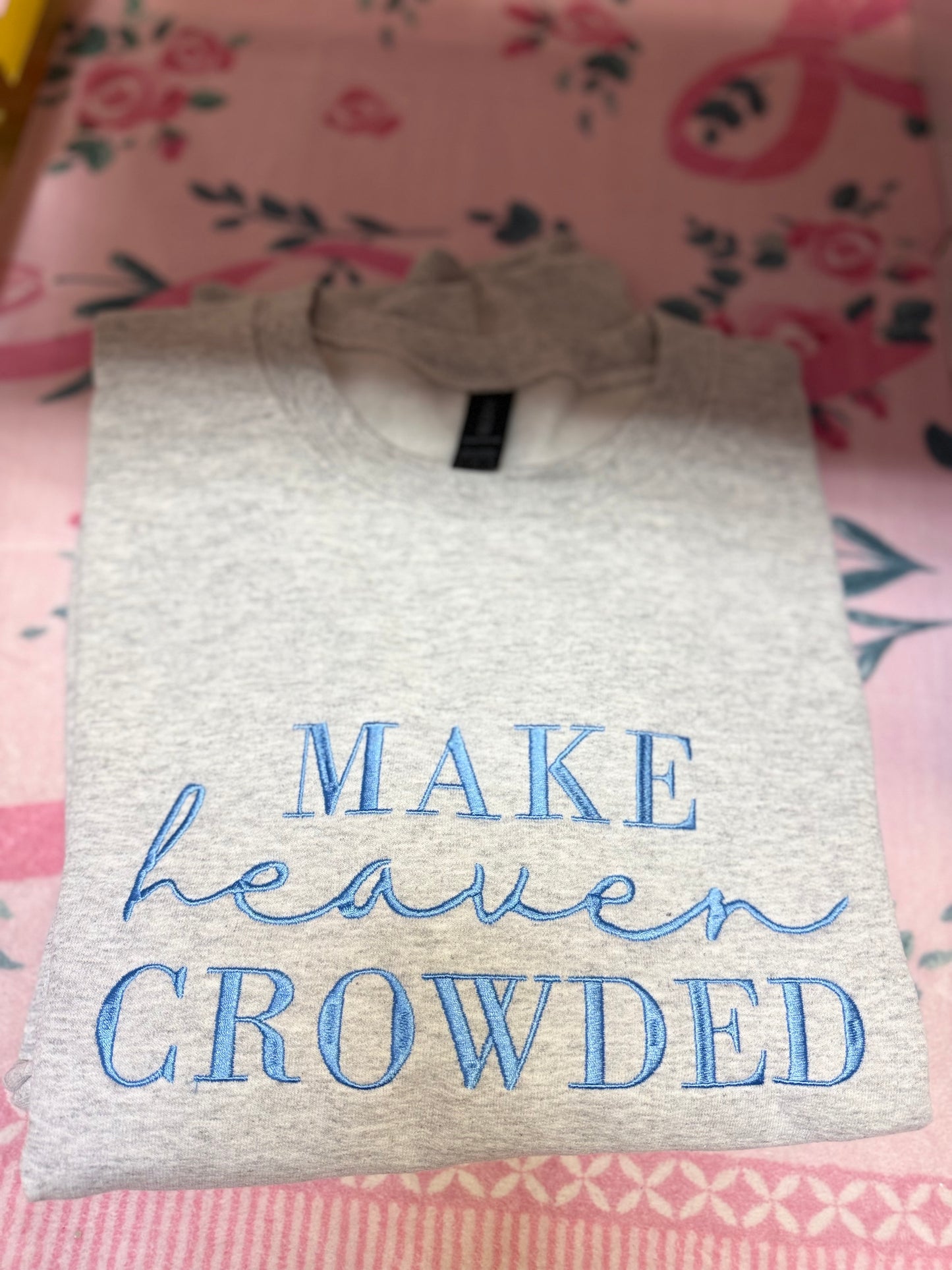 Make Heaven Crowded Grey/Blue Sweatshirt