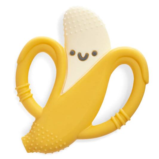 Chew Crew™ - Easy-hold Silicone Teether- Banana