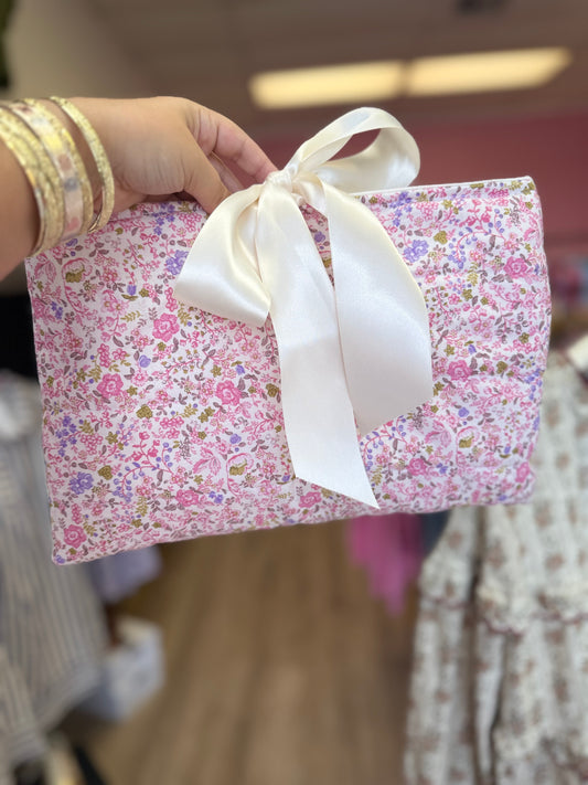 Pink Floral Bible Cover