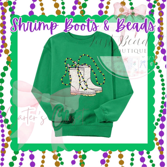 Shrimp Boots & Beads x Carter’s Closet Collab Sequin Embroidery|PREORDER|