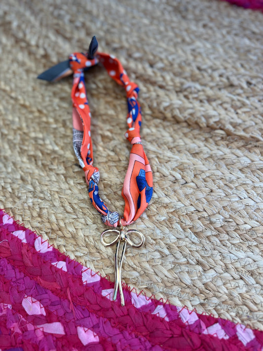 Bow Scarf Necklace