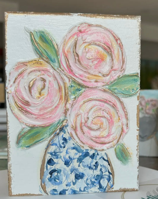 Floral Vase Block