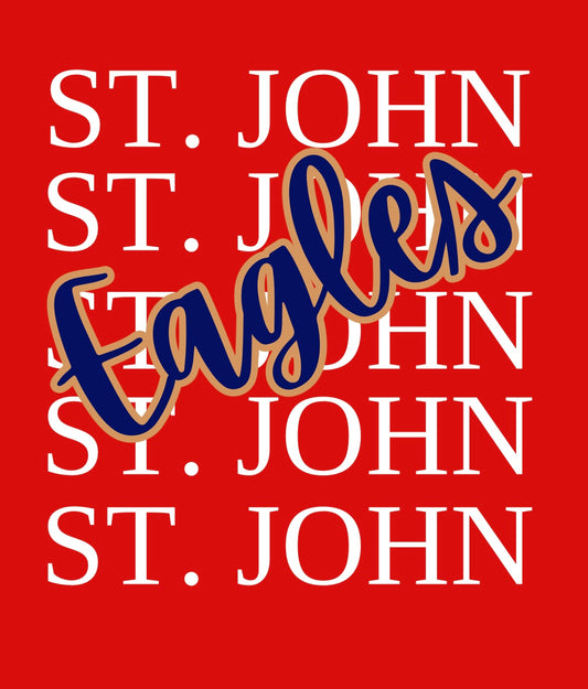 St. John Eagles *Custom Sequin*