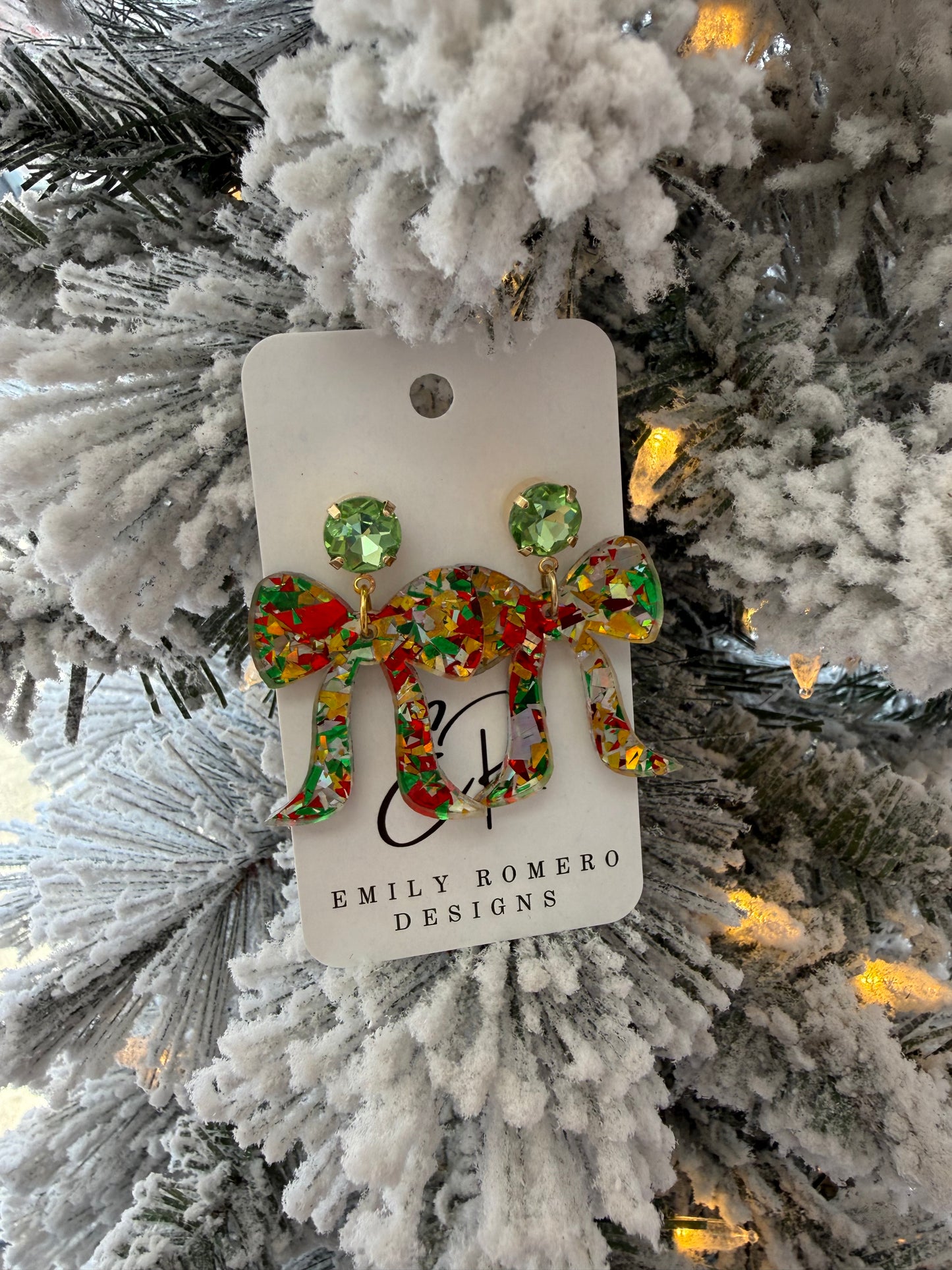 Green Christmas bows