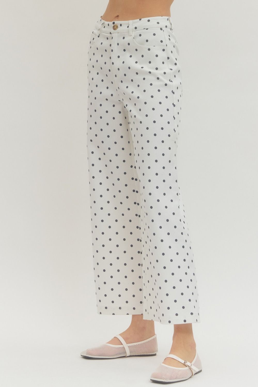 Black and White Polka Dot Bottoms