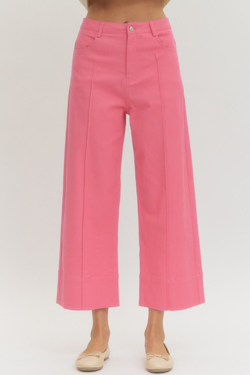 Pink Front Seam bottoms