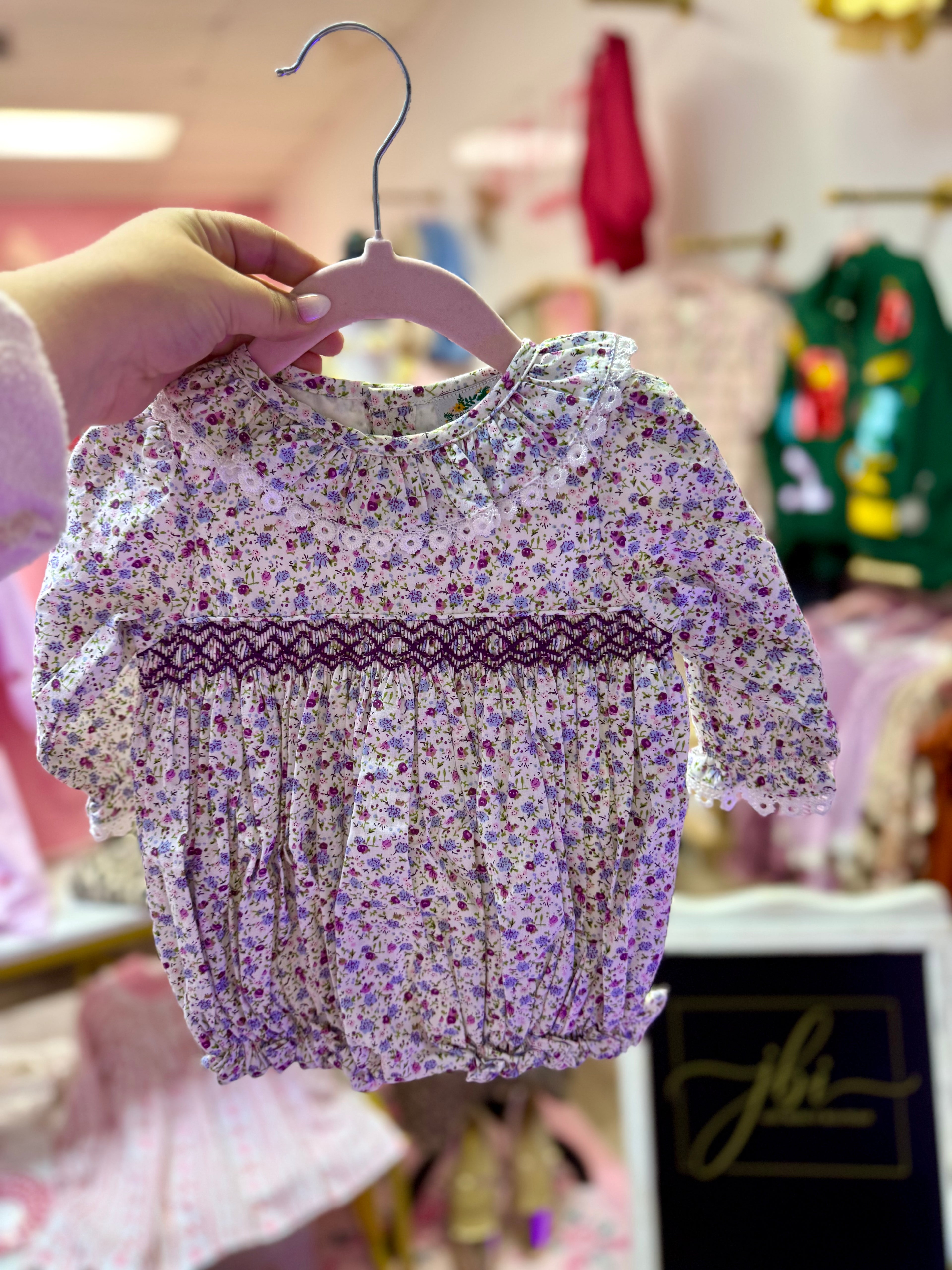 Sweet Lavender Floral Bubble