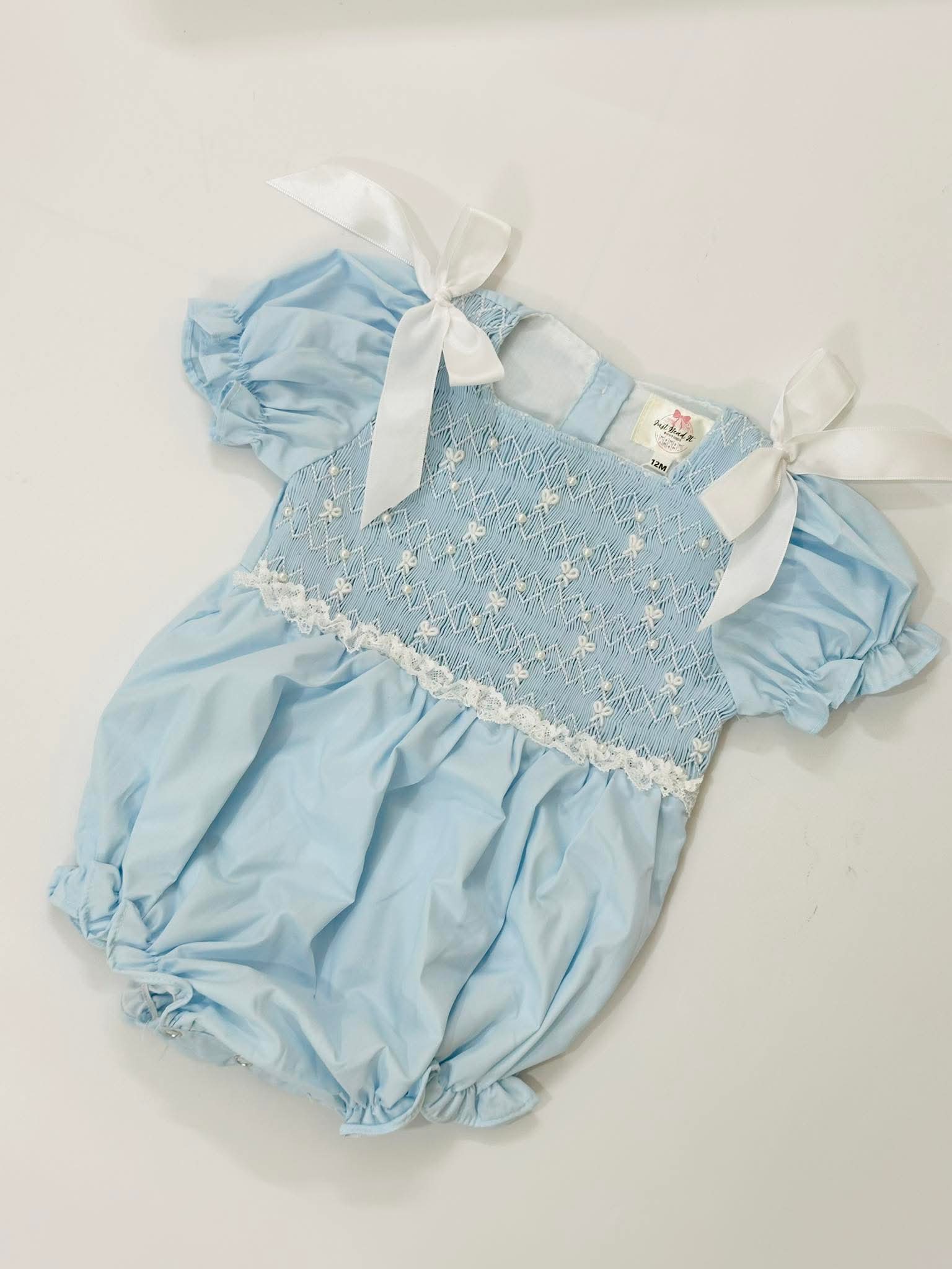 Bows & Pearls- Spring Edit|Light Blue