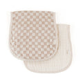 Itzy Burp Cloths™ - 2-Pack Muslin Burp Cloths- Check Yes!