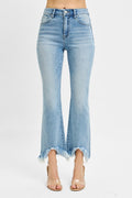 High Rise Cropped Jeans- RISEN