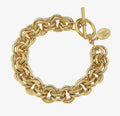 Gold Double Link Chain Bracelet