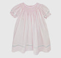 Pink Smocked Day Gown