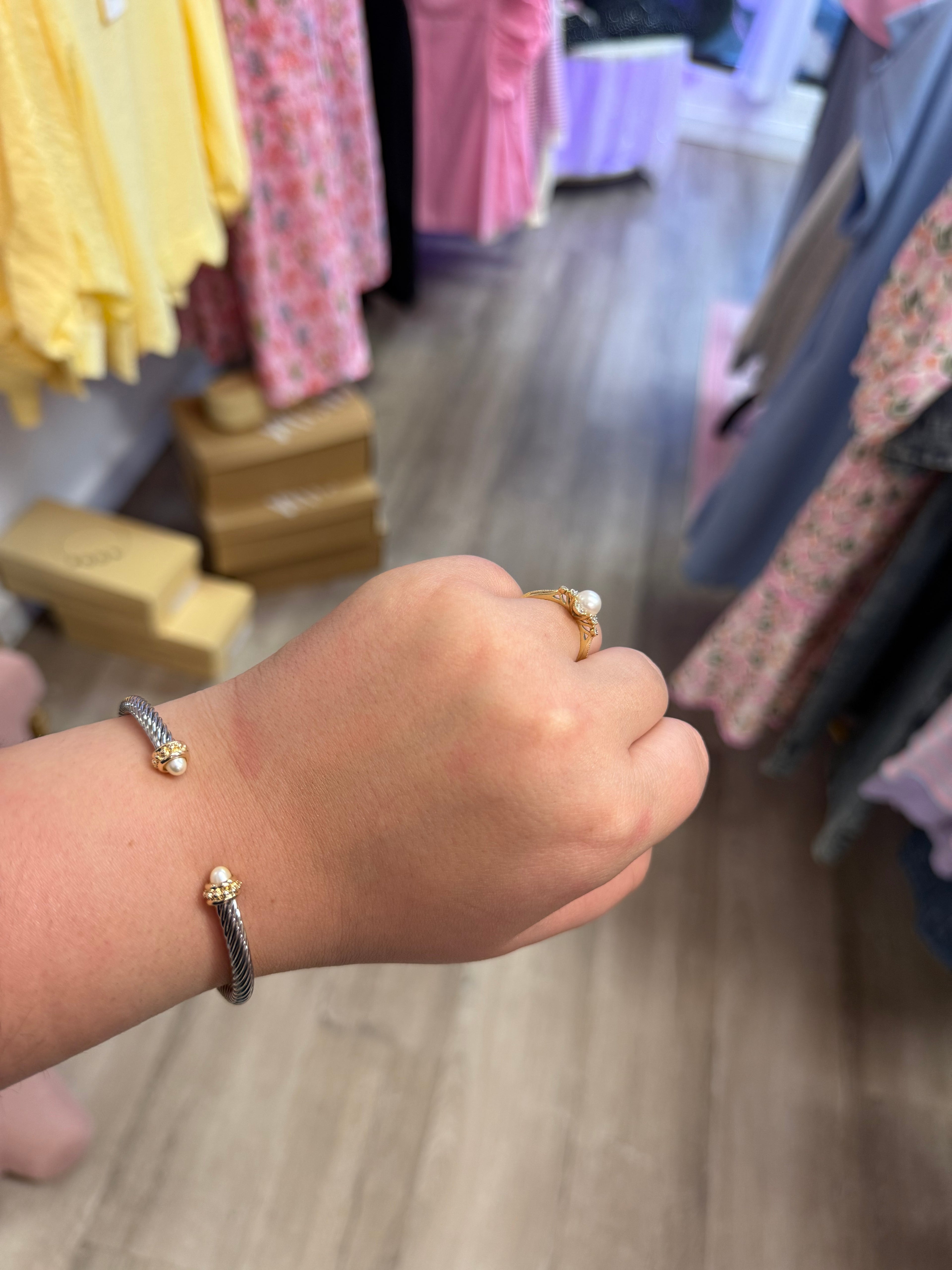 JBI Small Pearl Cuff