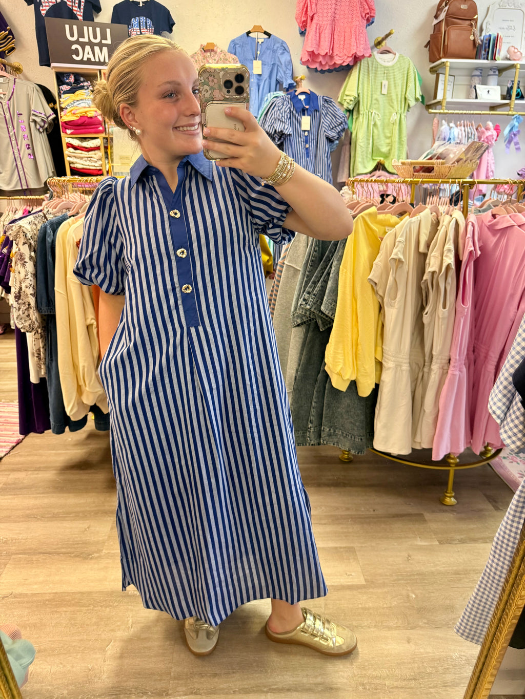 Coastal Charm Striped Dress