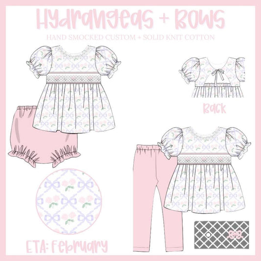 Hydrangeas + Bows|FEB ETA