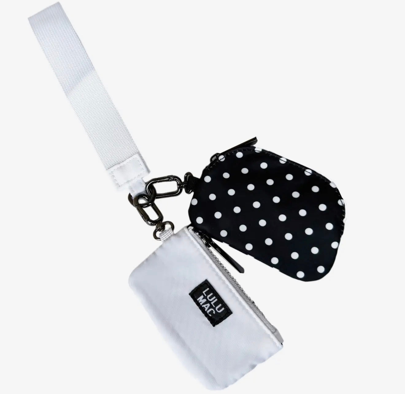 Lulu Mac Wristlet- Black & White