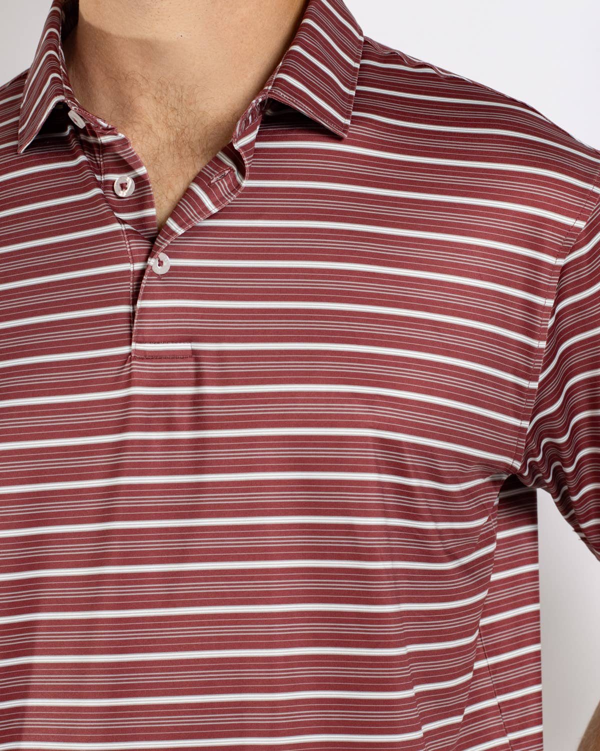 Men's Sideline Stripe Performance Polo