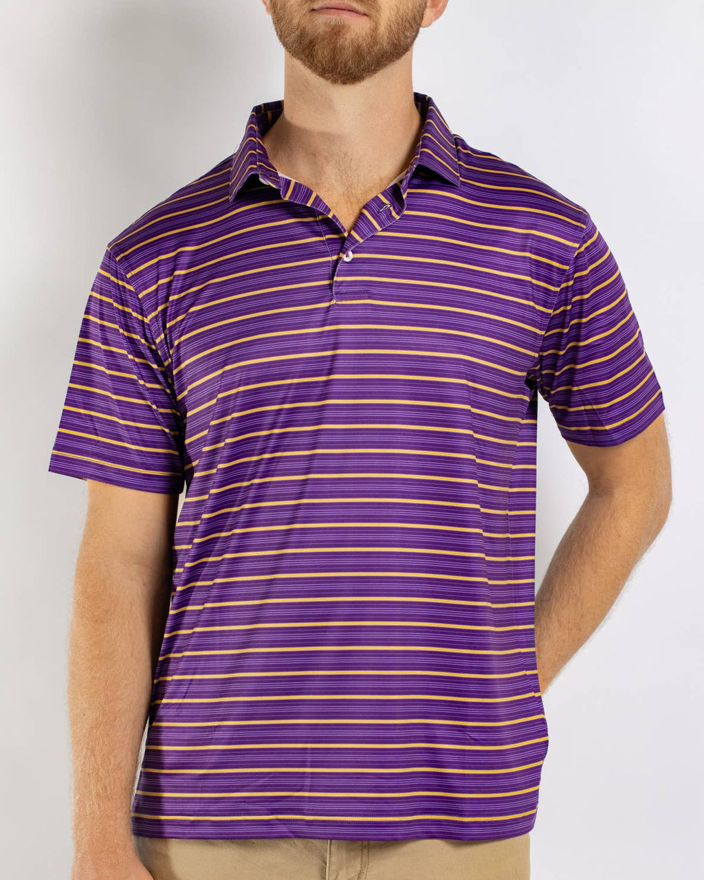 Men's Sideline Stripe Performance Polo