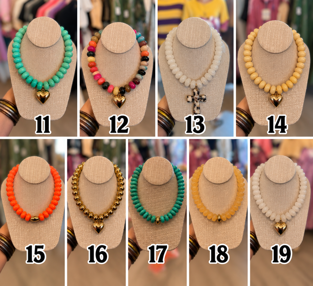 Chunky Beaded Necklaces