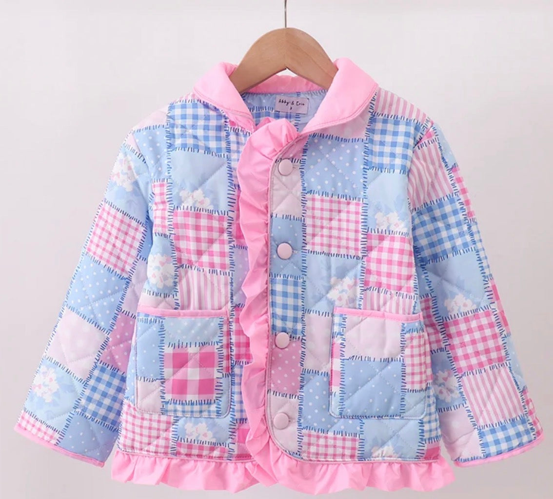 Pink Quilted Jacket