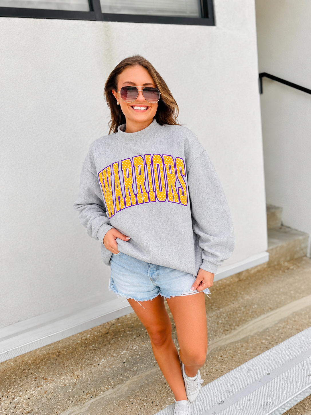 Warriors Polka Dot Tee