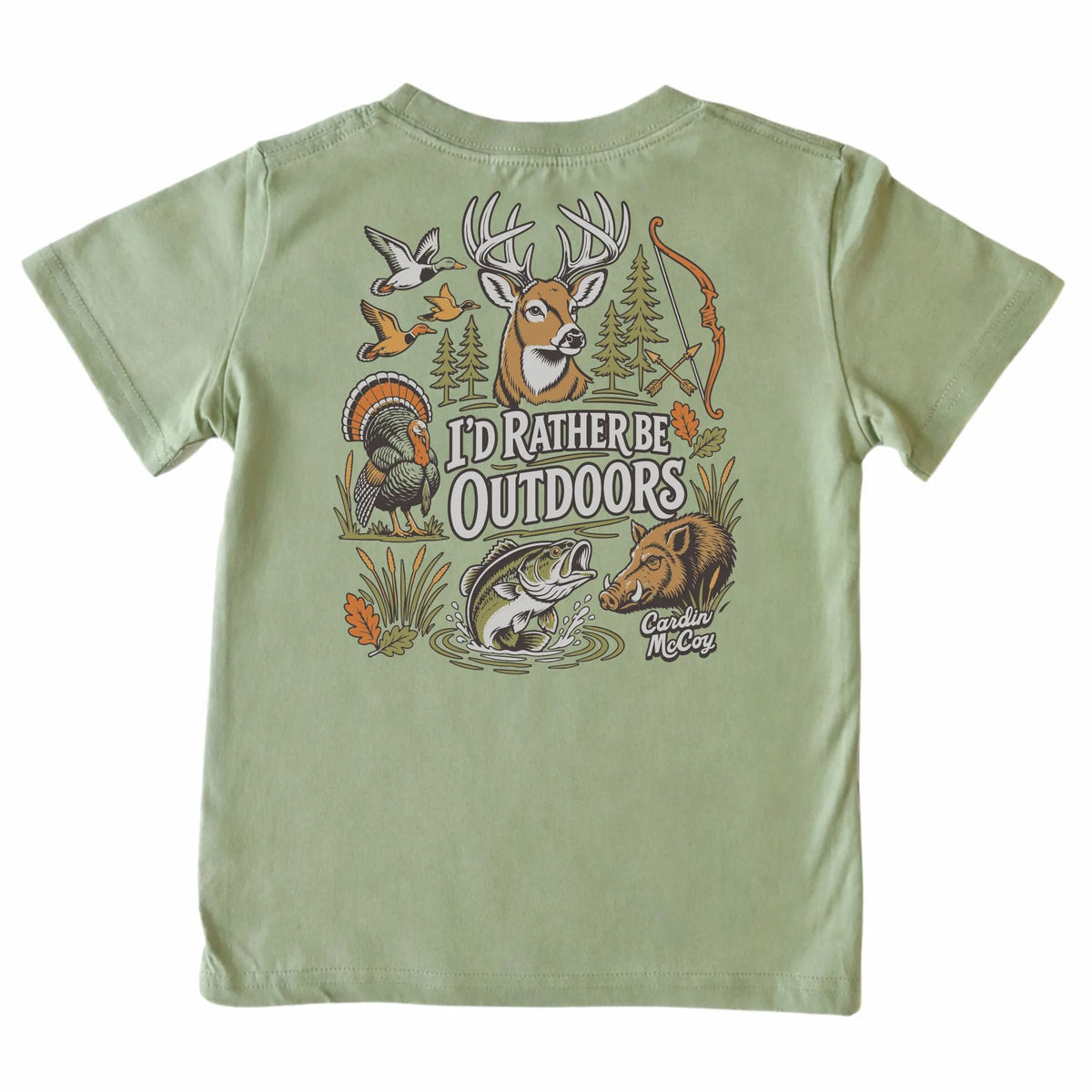 I’d Rather be outdoors tee