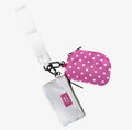 White & Pink Wristlet