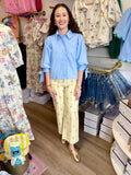 Yellow Floral Pants