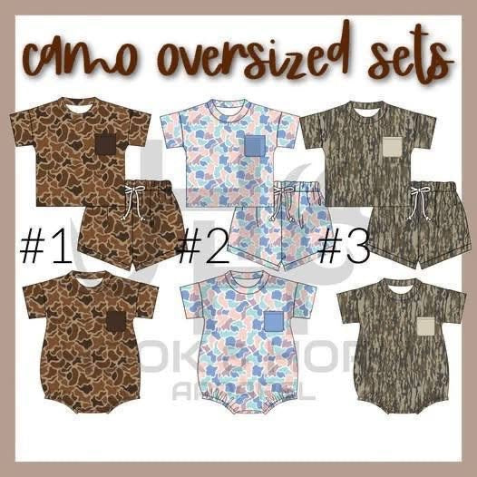 Camo Oversized Sets #3|July ETA