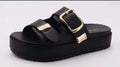 Black Platform Sandals
