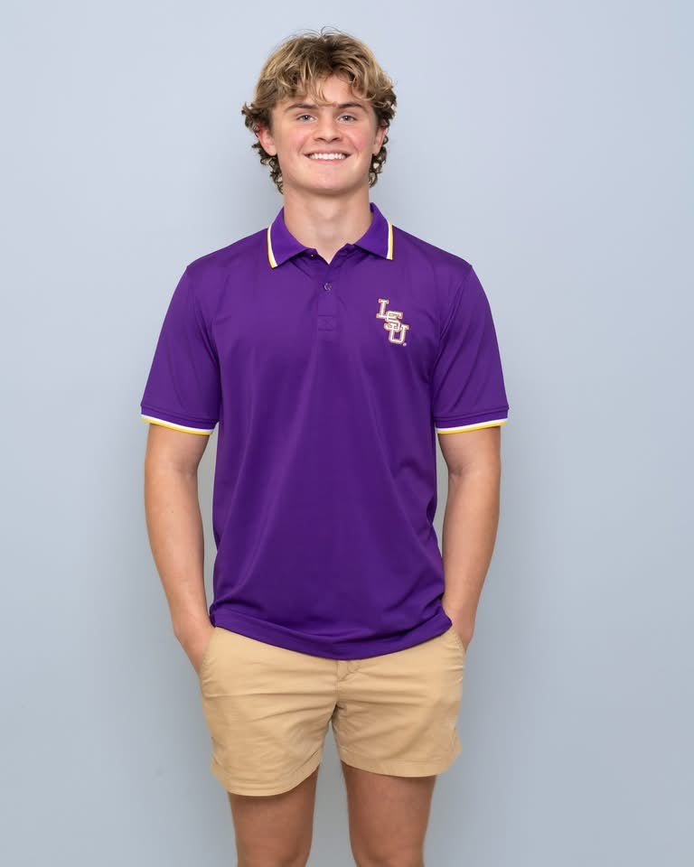 LSU Logo Polo**licensed|Men’s