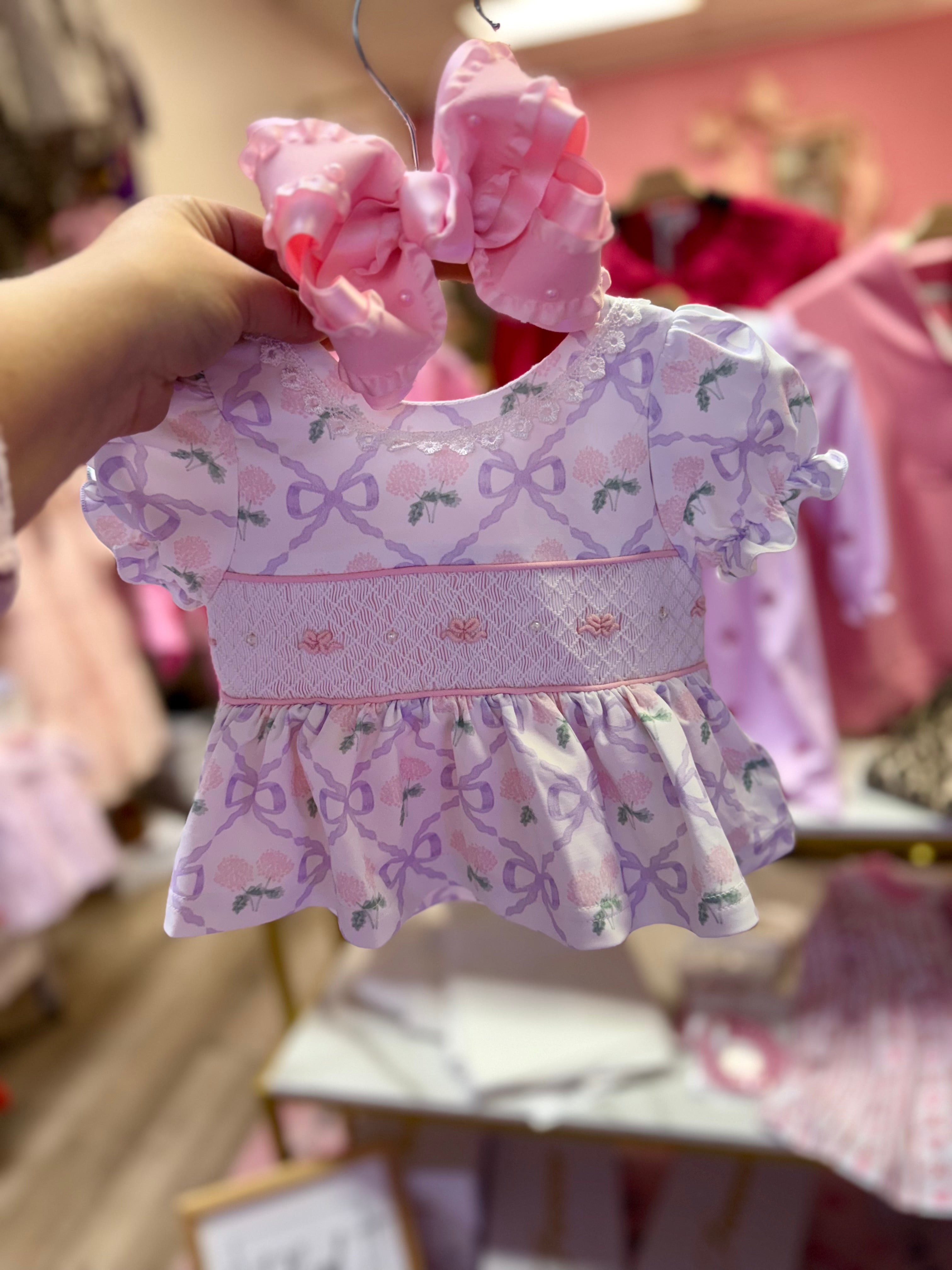 Hydrangeas + Bows