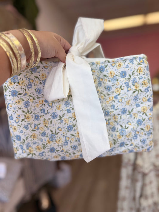 Floral Bible Cover Cream