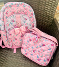 Fancy Floral Backpack & Lunchbox Set