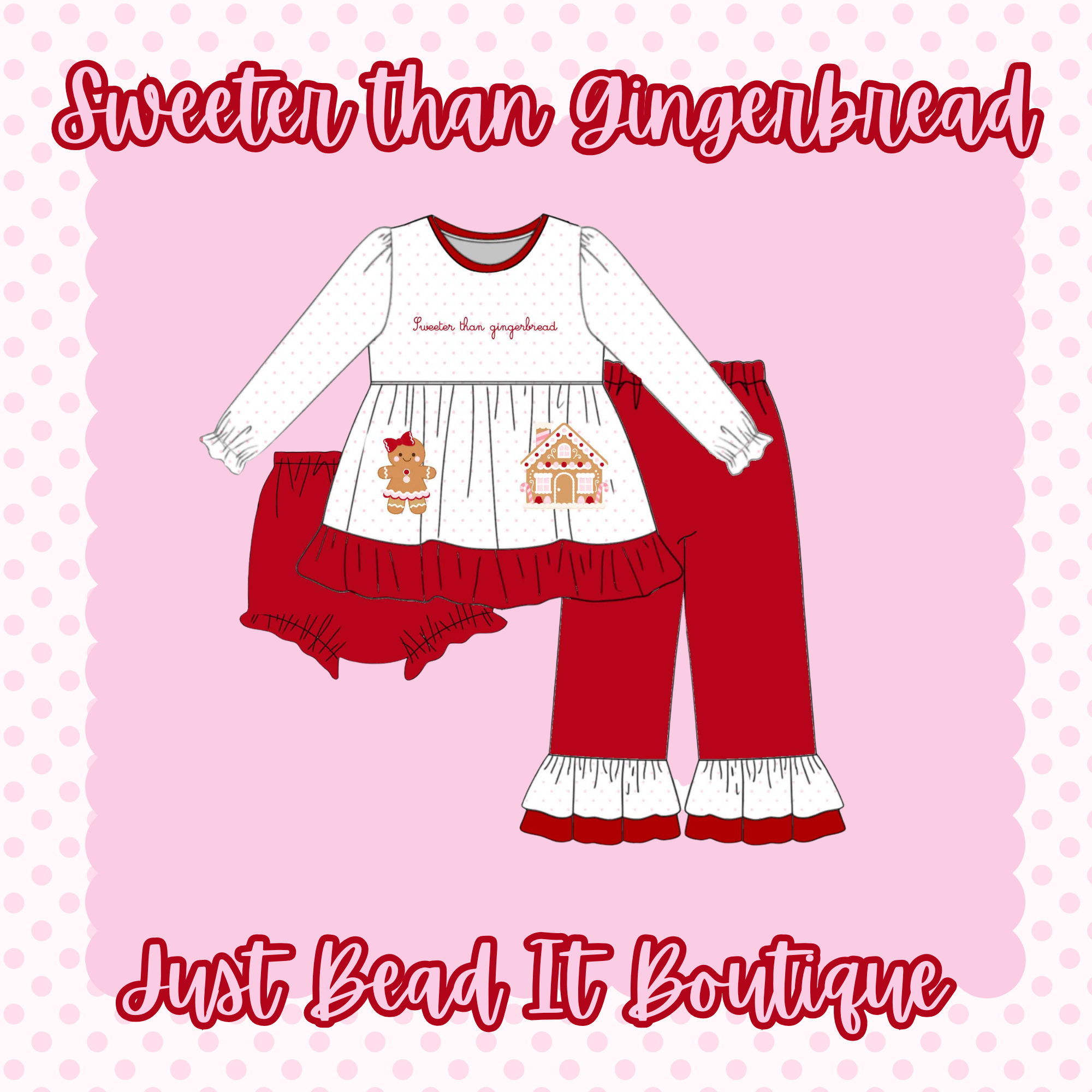 Sweeter than Gingerbread|3Pc. Set