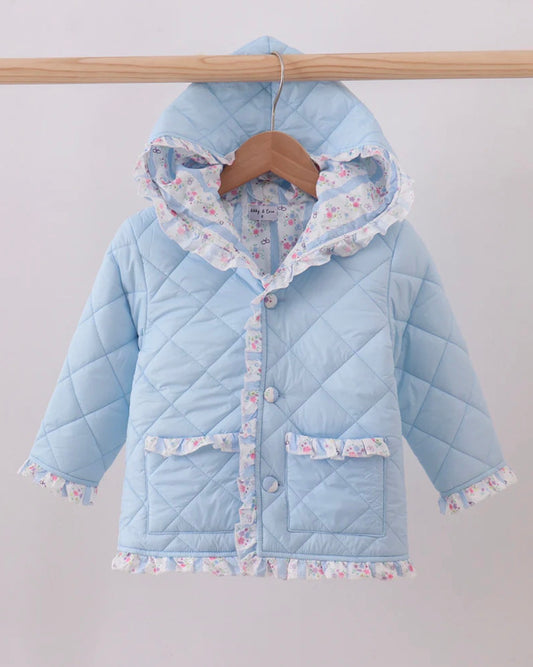 Light Blue Quilted Jacket