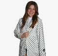 White & Black Polka Dot Rain Jacket- Lulu Mac