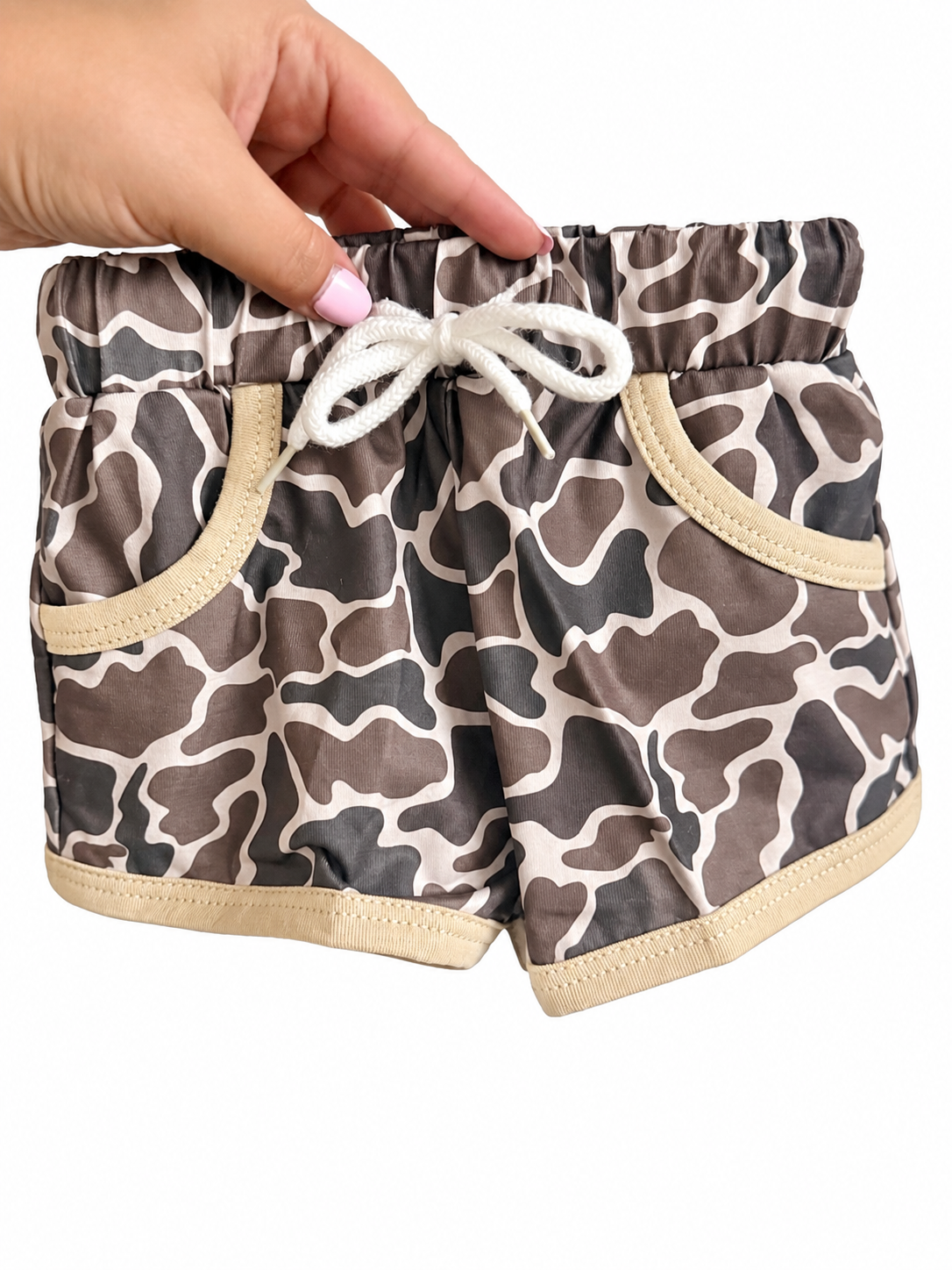 Camo Knit Shorts