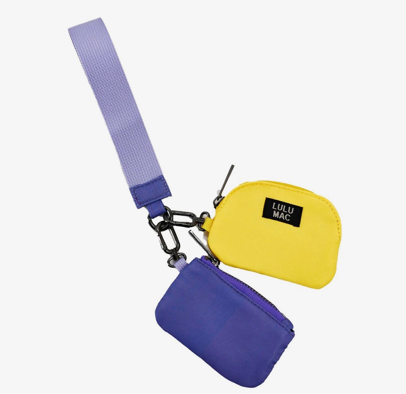 Purple & Gold Wristlet