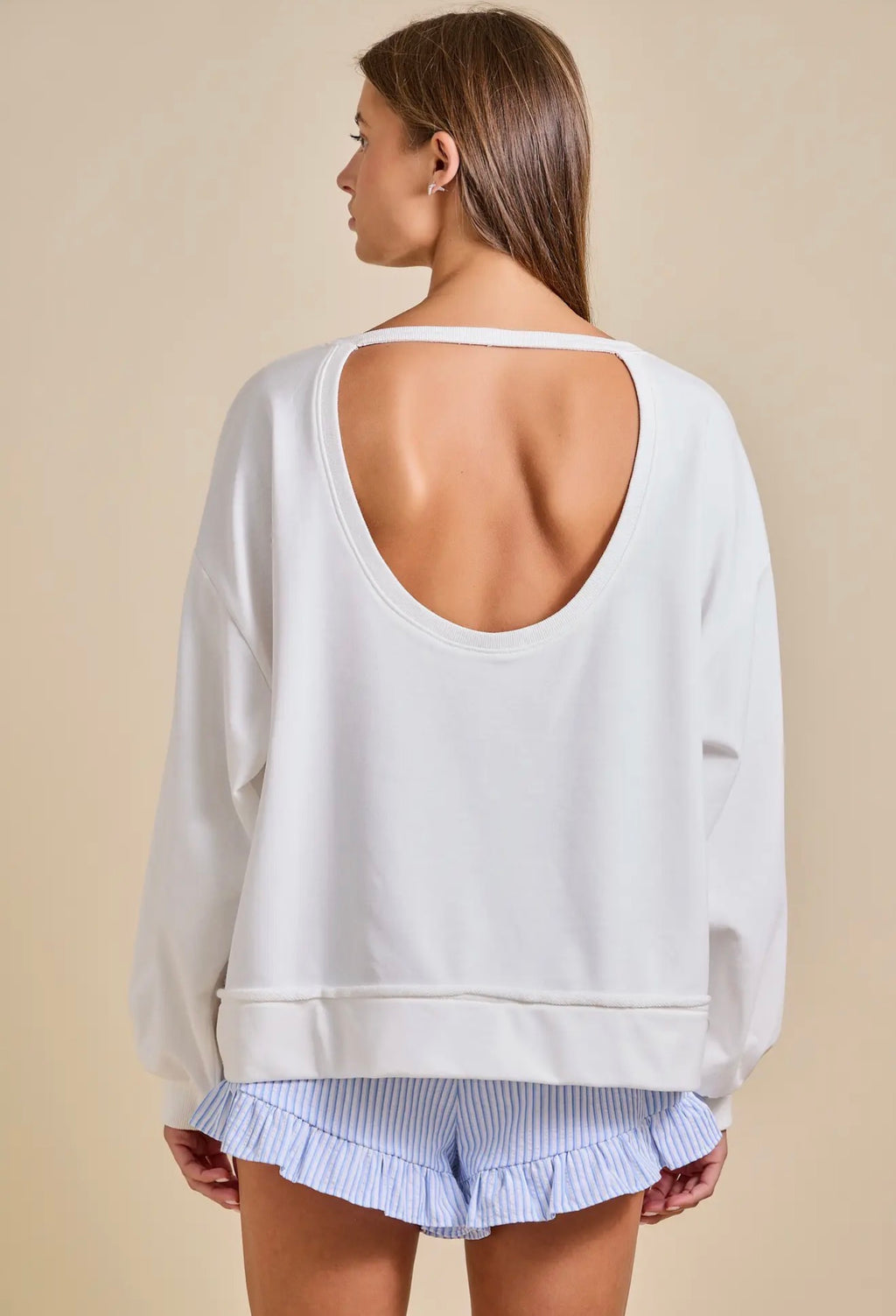 Sailboat Patchwork Sweatshirt