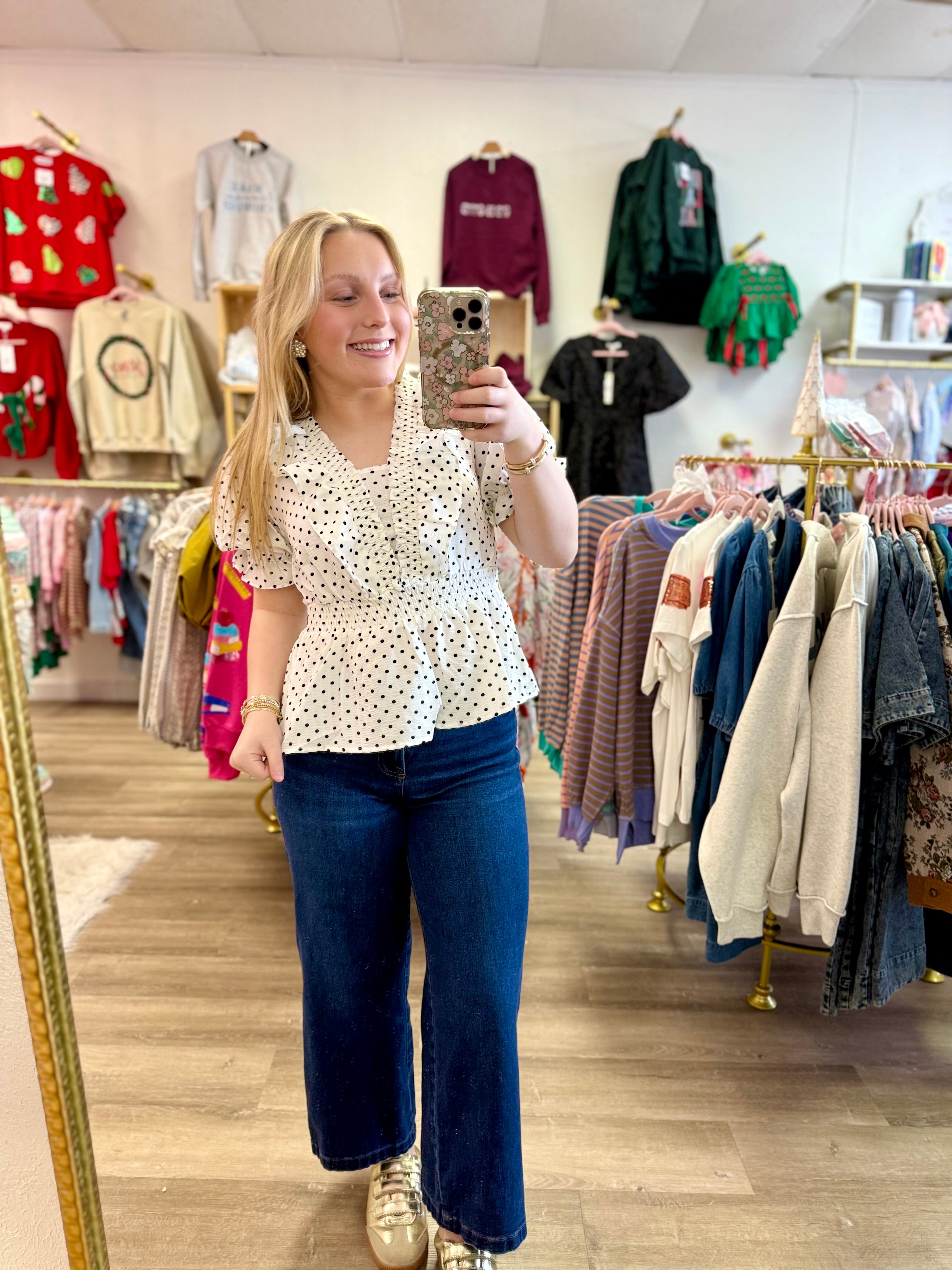 Pretty in Polka Top