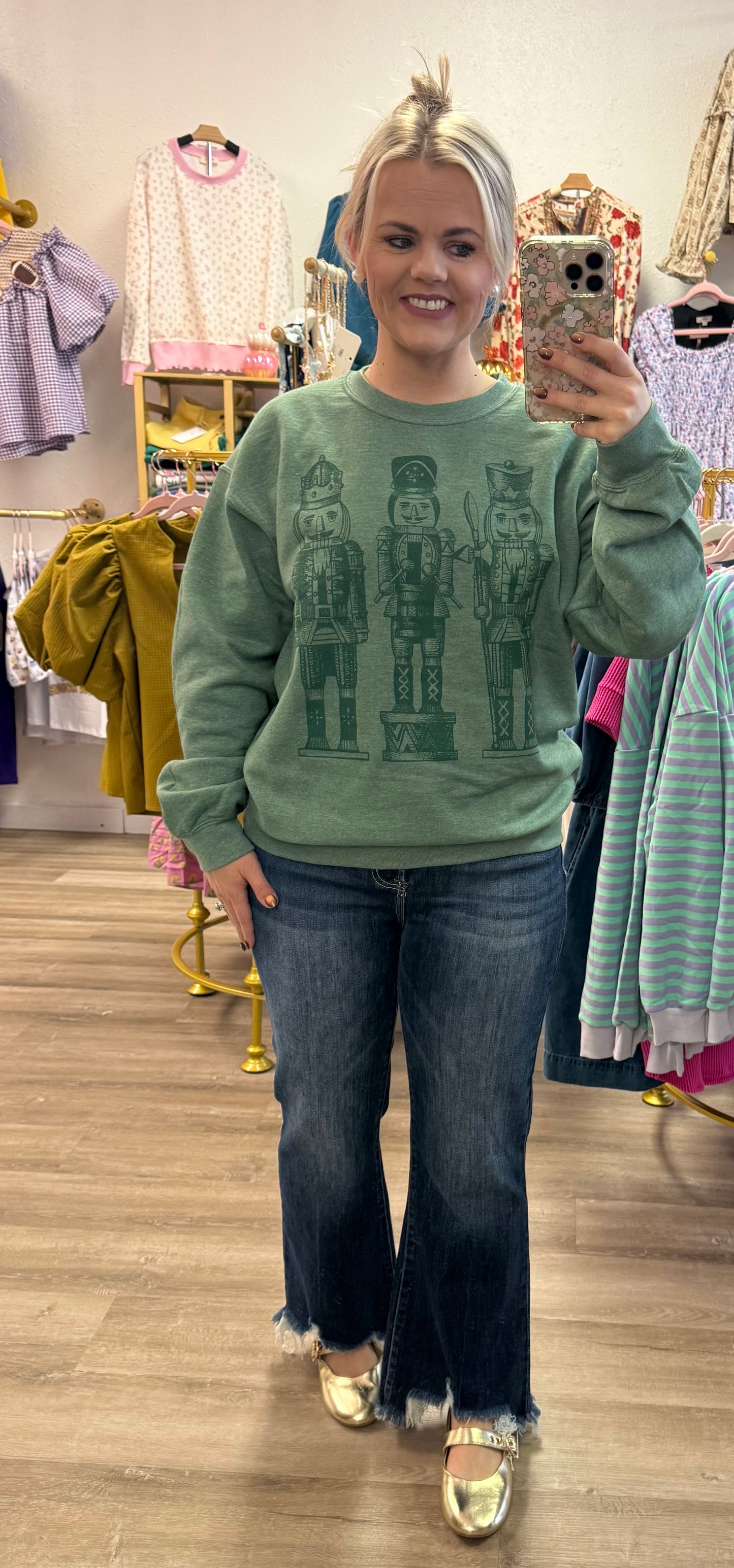 Monochrome Nutcracker Crewneck