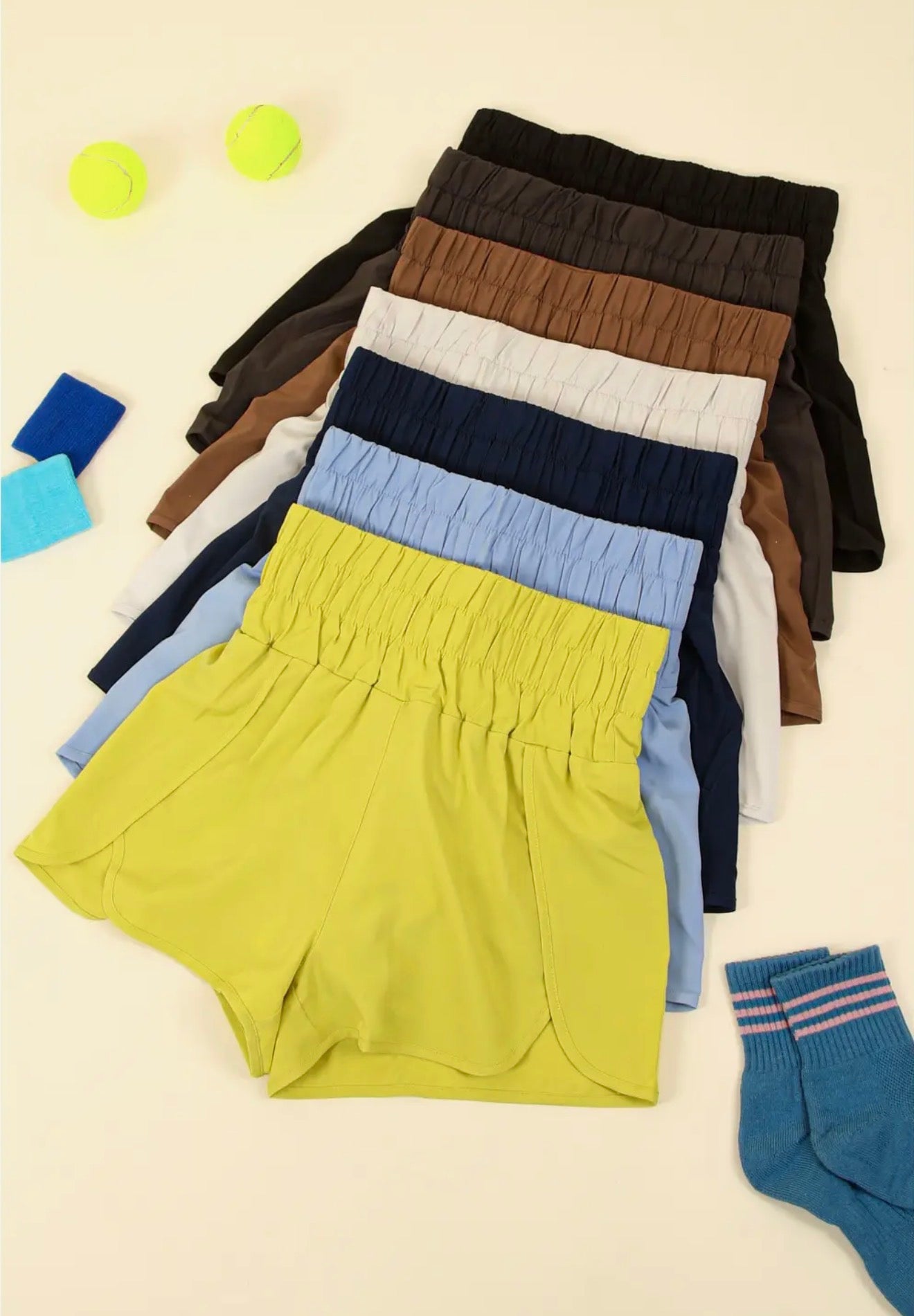 Athletic High Waisted Shorts