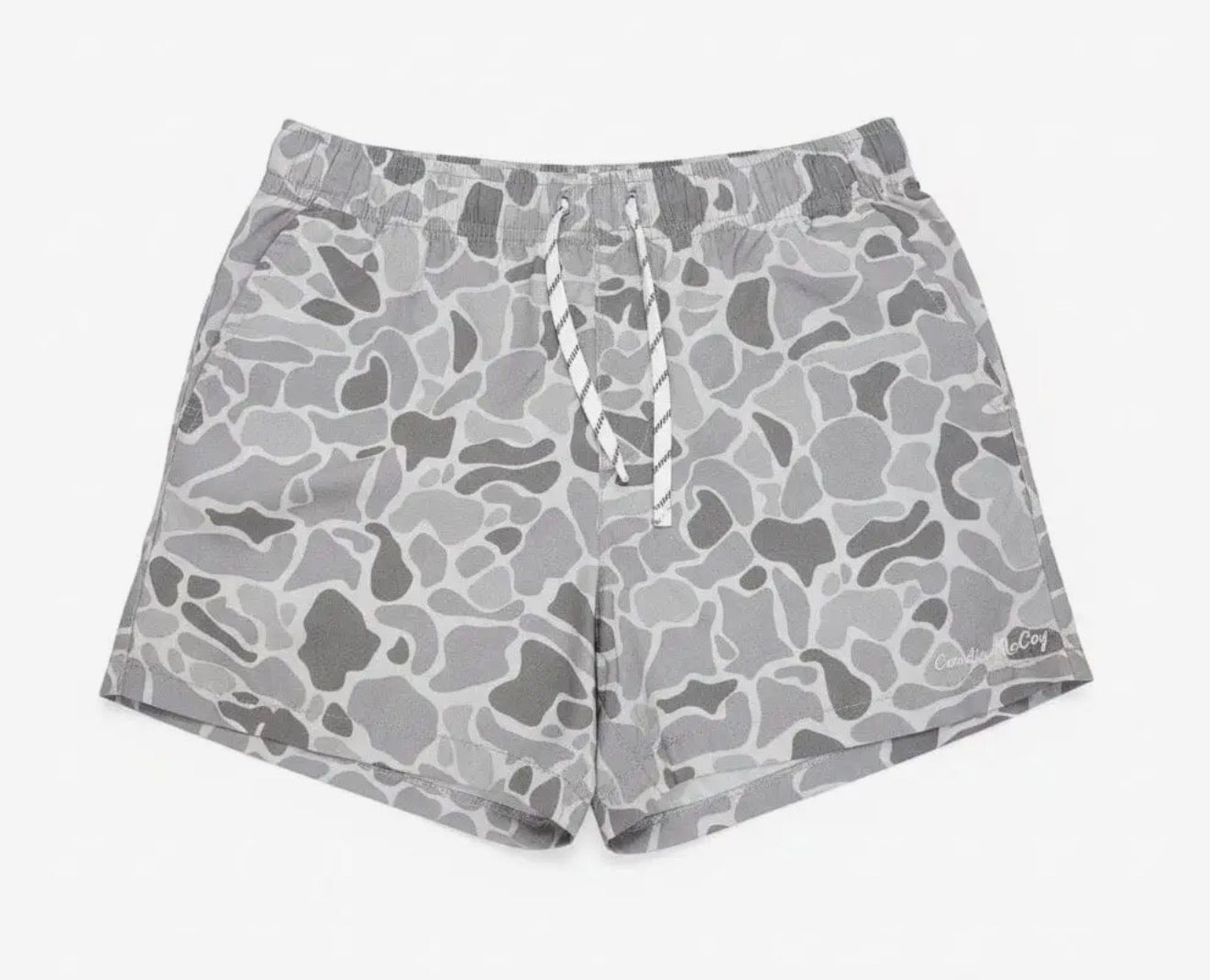 Light Grey Camo performance shorts|Cardin McCoy