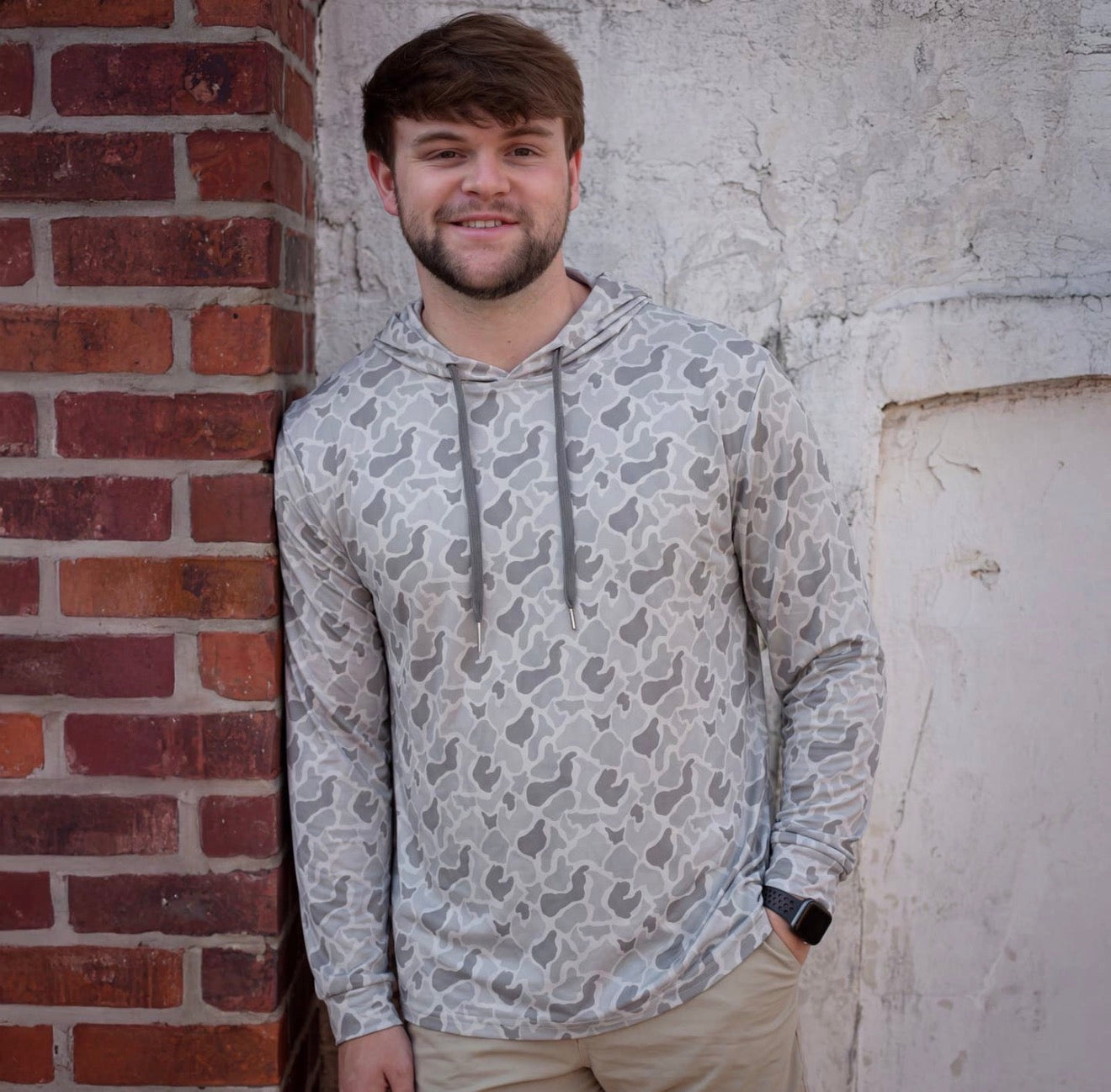 Southern Limit White Camo Pullover|July ETA