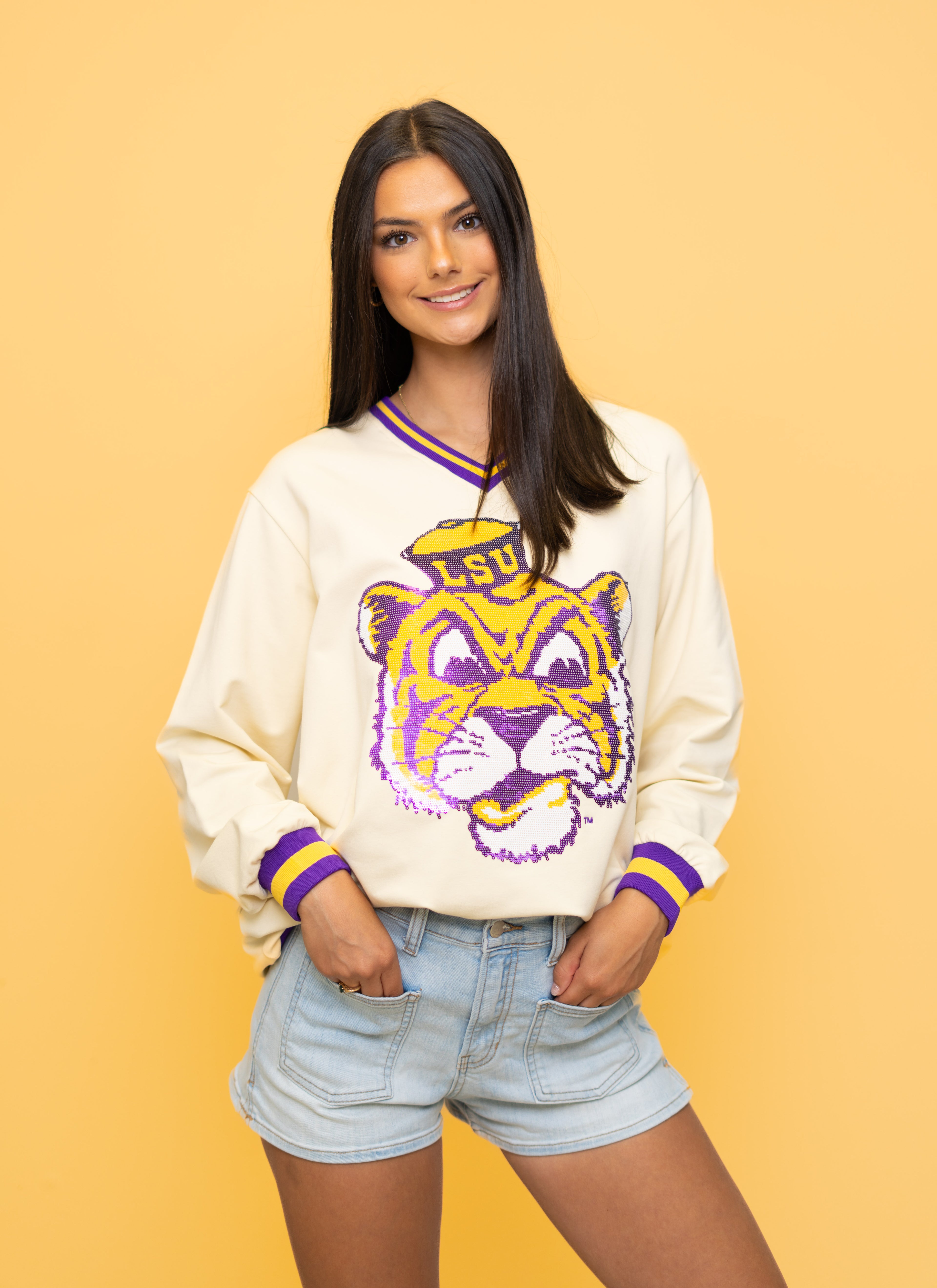 Vintage Varsity Tiger Pullover*LICENSED*