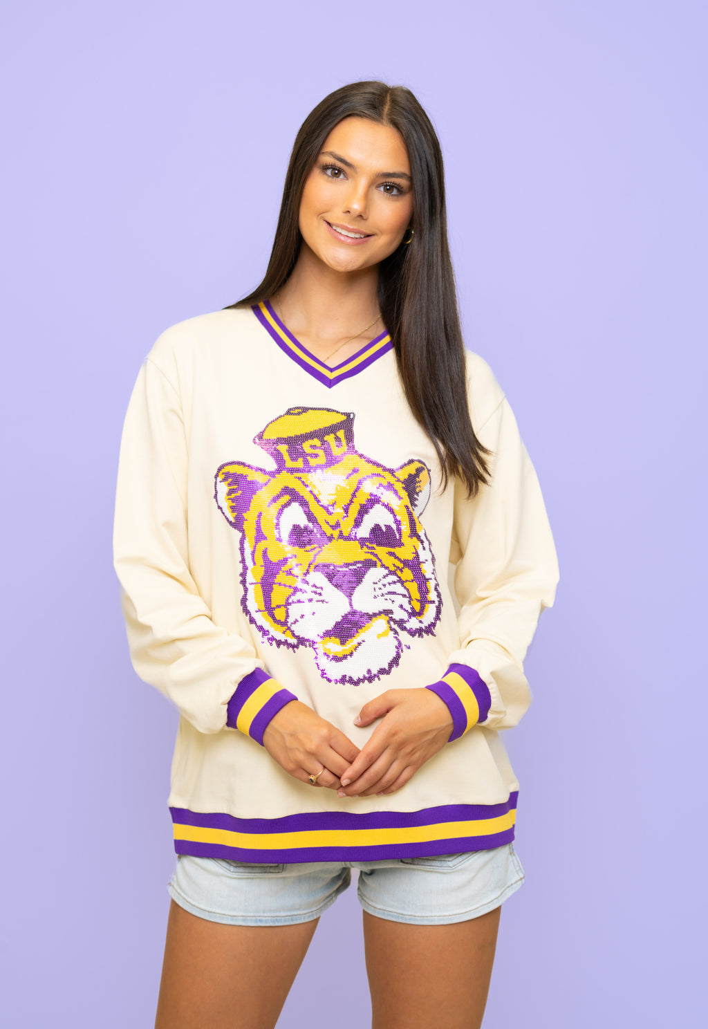 Vintage Varsity Tiger Pullover*LICENSED*