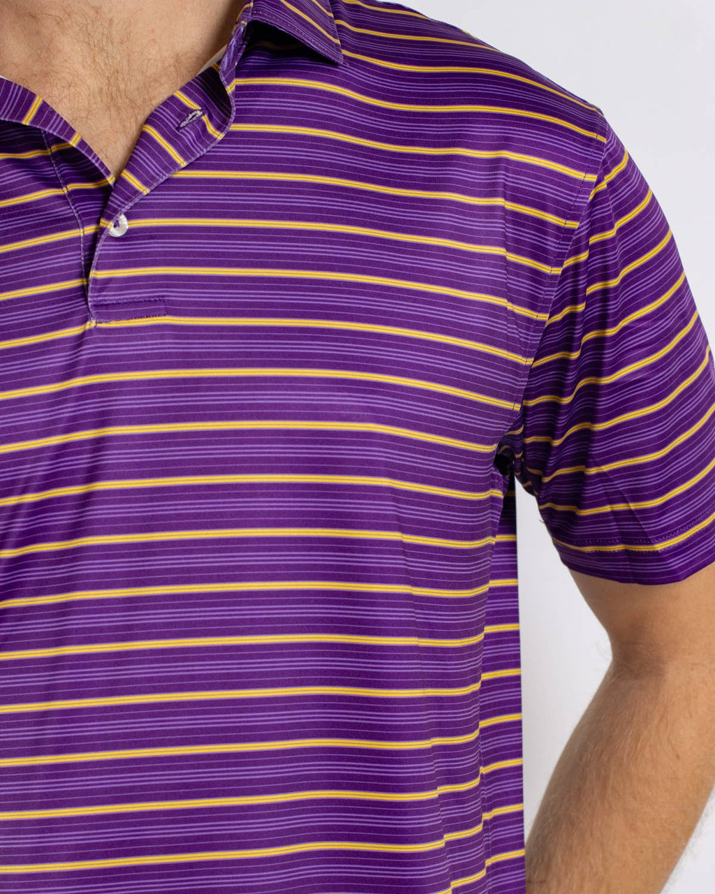 Men's Sideline Stripe Performance Polo