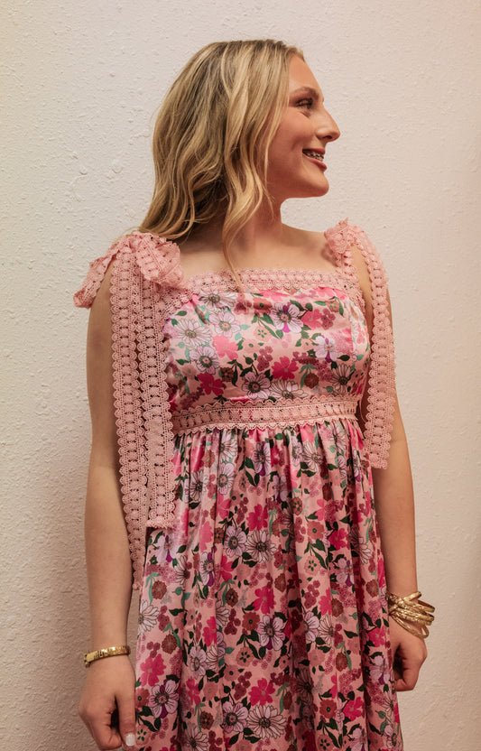 Pink Floral Babe Dress
